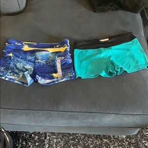 TWO PAIRS FOREVER 21 WORKOUT SHORTS